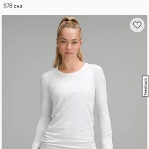 White Long Sleeve Women's Top
